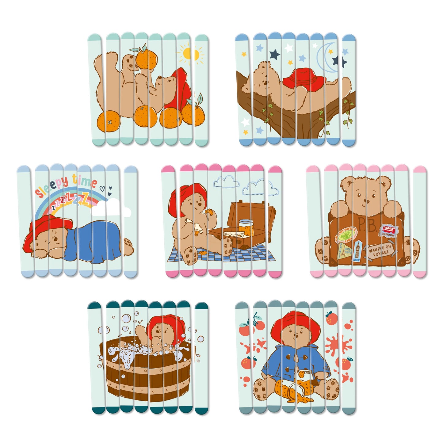 Paddington Lolly Stick Puzzles - Anilas UK