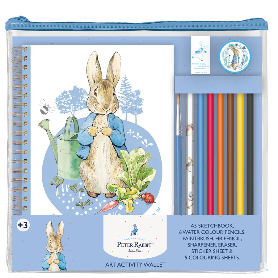 Peter Rabbit Children's Art Activity Wallet - Anilas UK