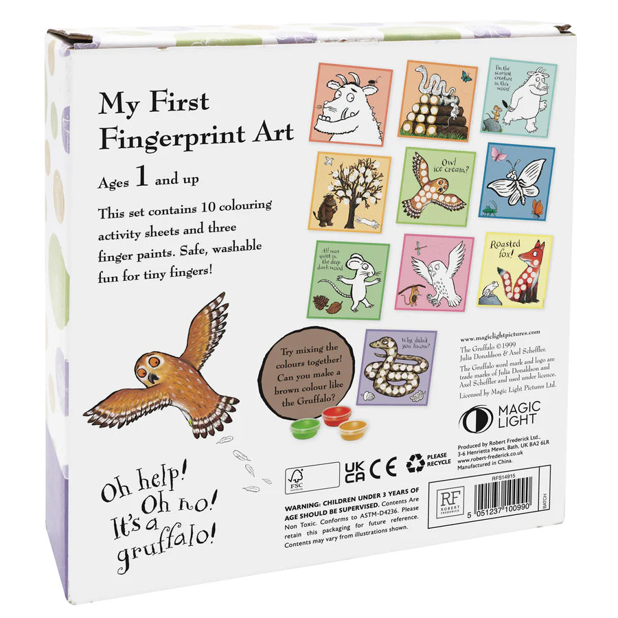 The Gruffalo My First Fingerprint Art Kit - Anilas UK