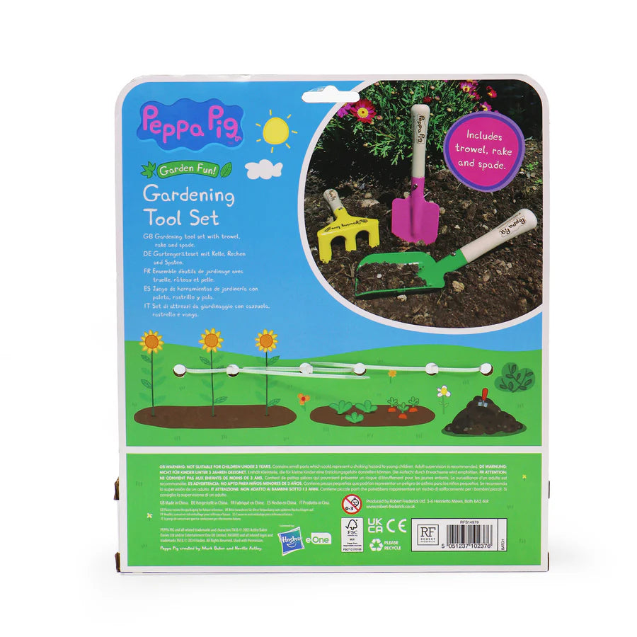 Peppa Pig Children’s Gardening Tool Set - Anilas UK