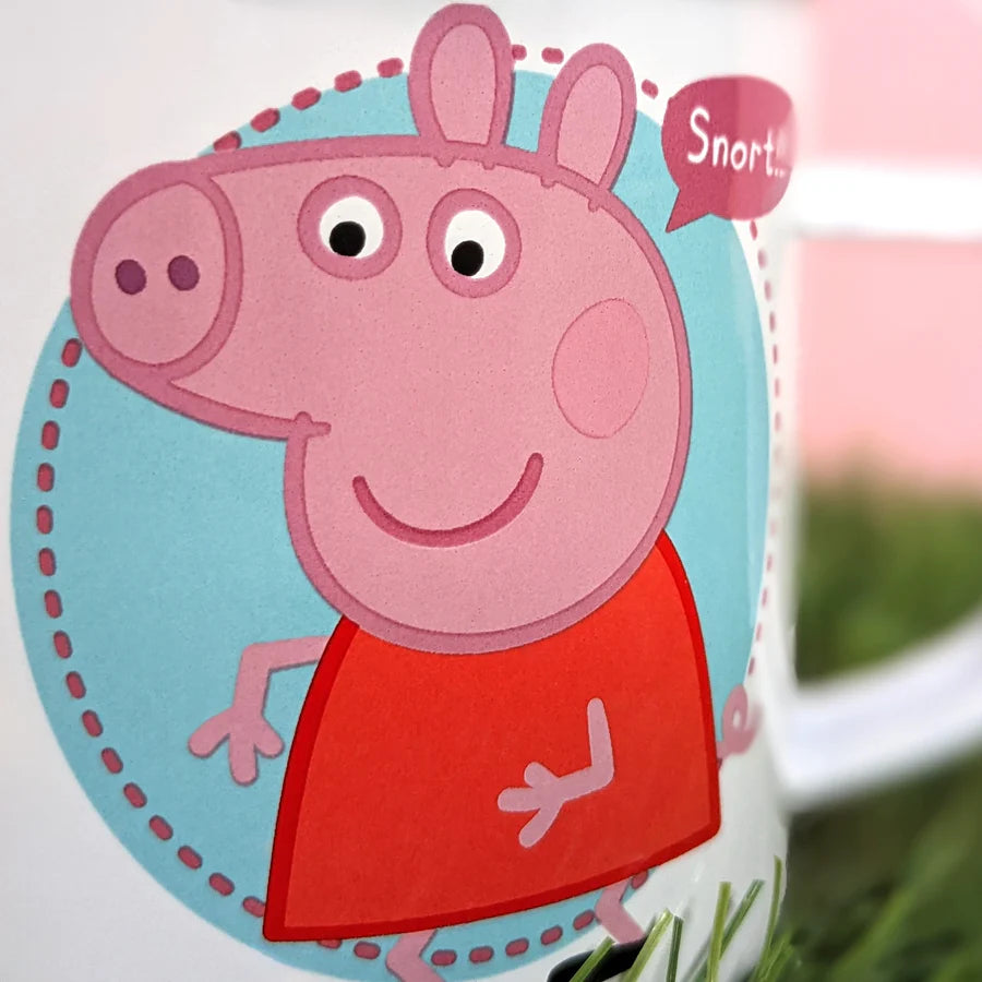 Peppa Pig Enamel Mug - Time To Party Design,