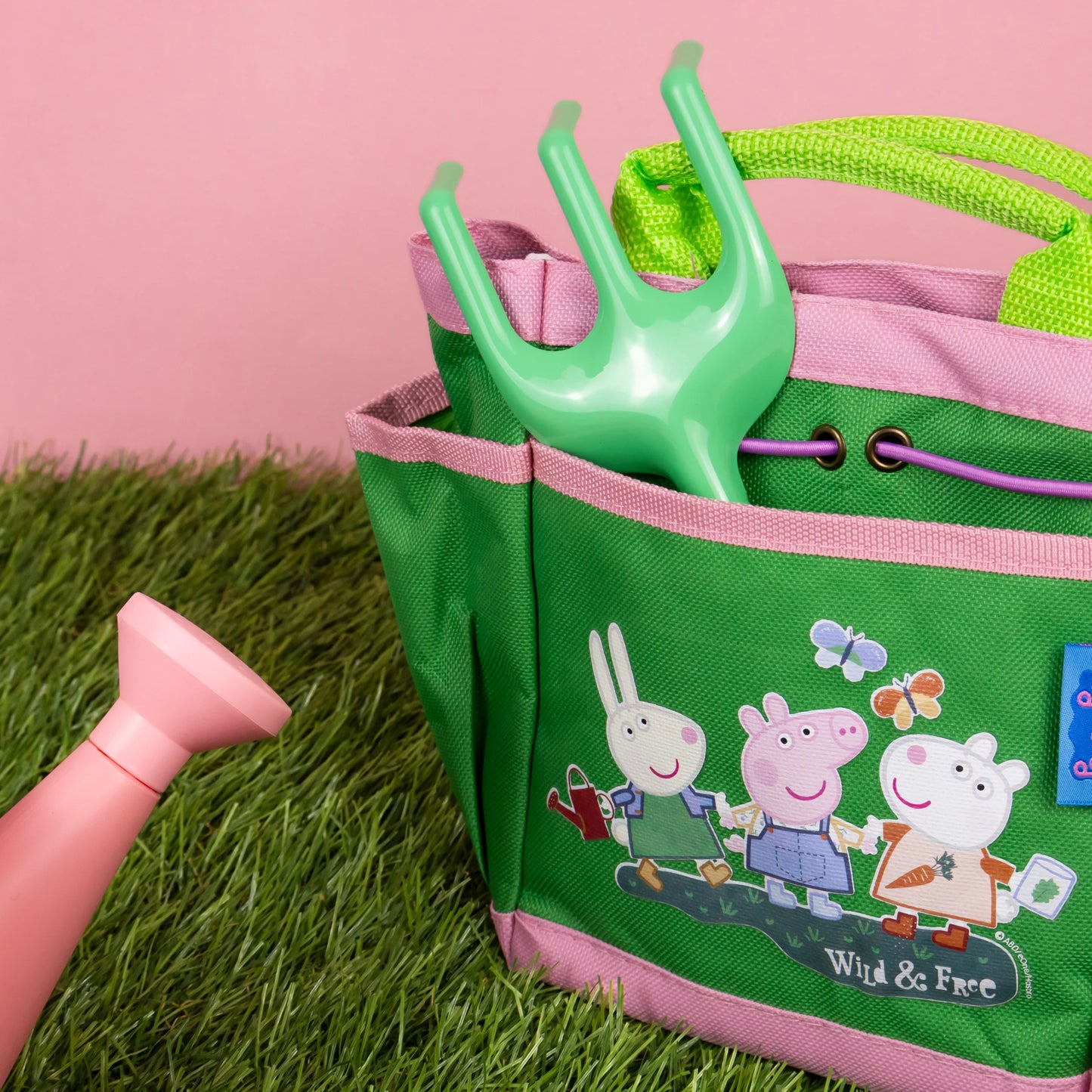 Peppa Pig Kids Gardening Set – 5 Piece Garden Tools with Gloves, Watering Can & Carry Bag – Outdoor Play for Children - Anilas UK