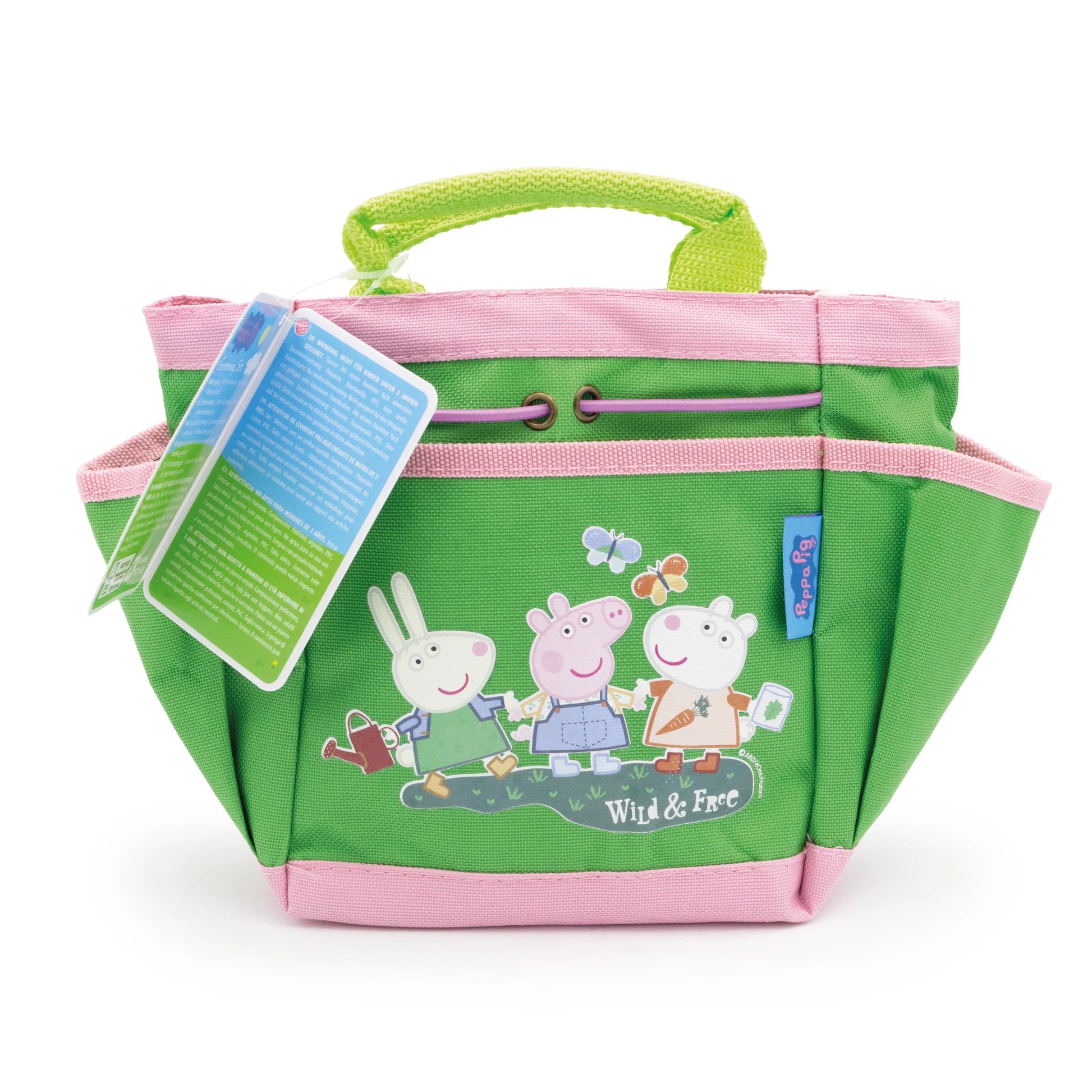 Peppa Pig Kids Gardening Set – 5 Piece Garden Tools with Gloves, Watering Can & Carry Bag – Outdoor Play for Children - Anilas UK