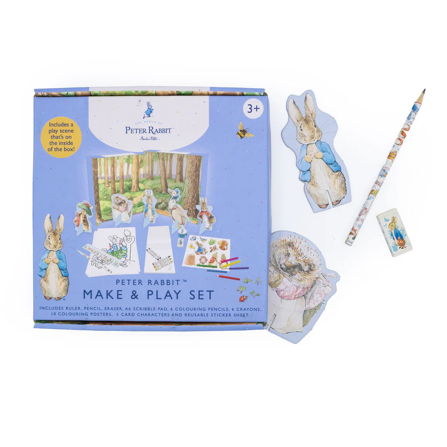 Peter Rabbit Make & Play Set – Creative Activity Kit with Play Scene - Anilas UK