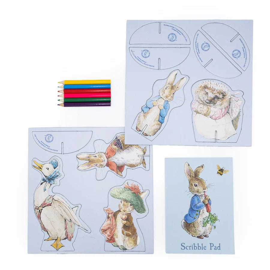 Peter Rabbit Make & Play Set – Creative Activity Kit with Play Scene - Anilas UK
