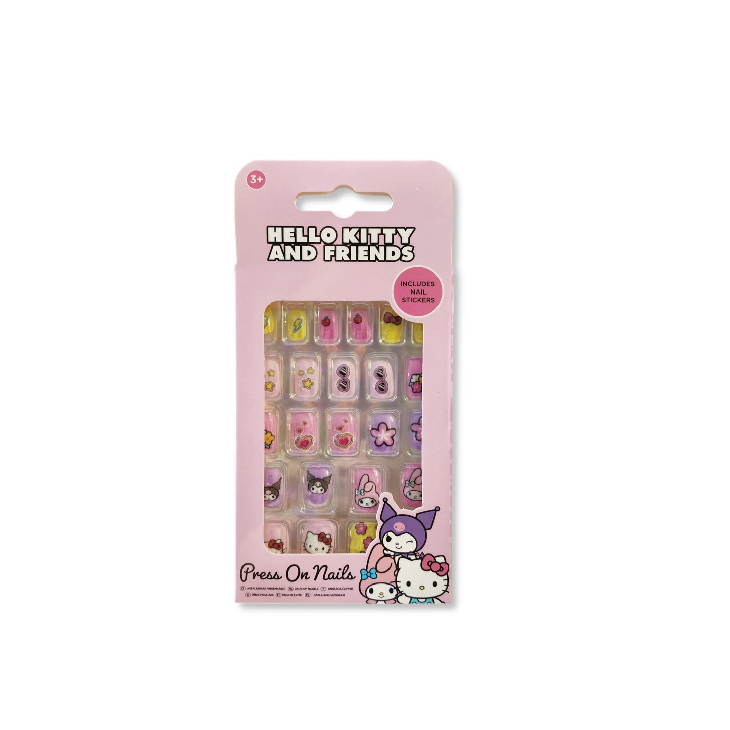 Hello Kitty and Friends Press On Nails - Anilas UK