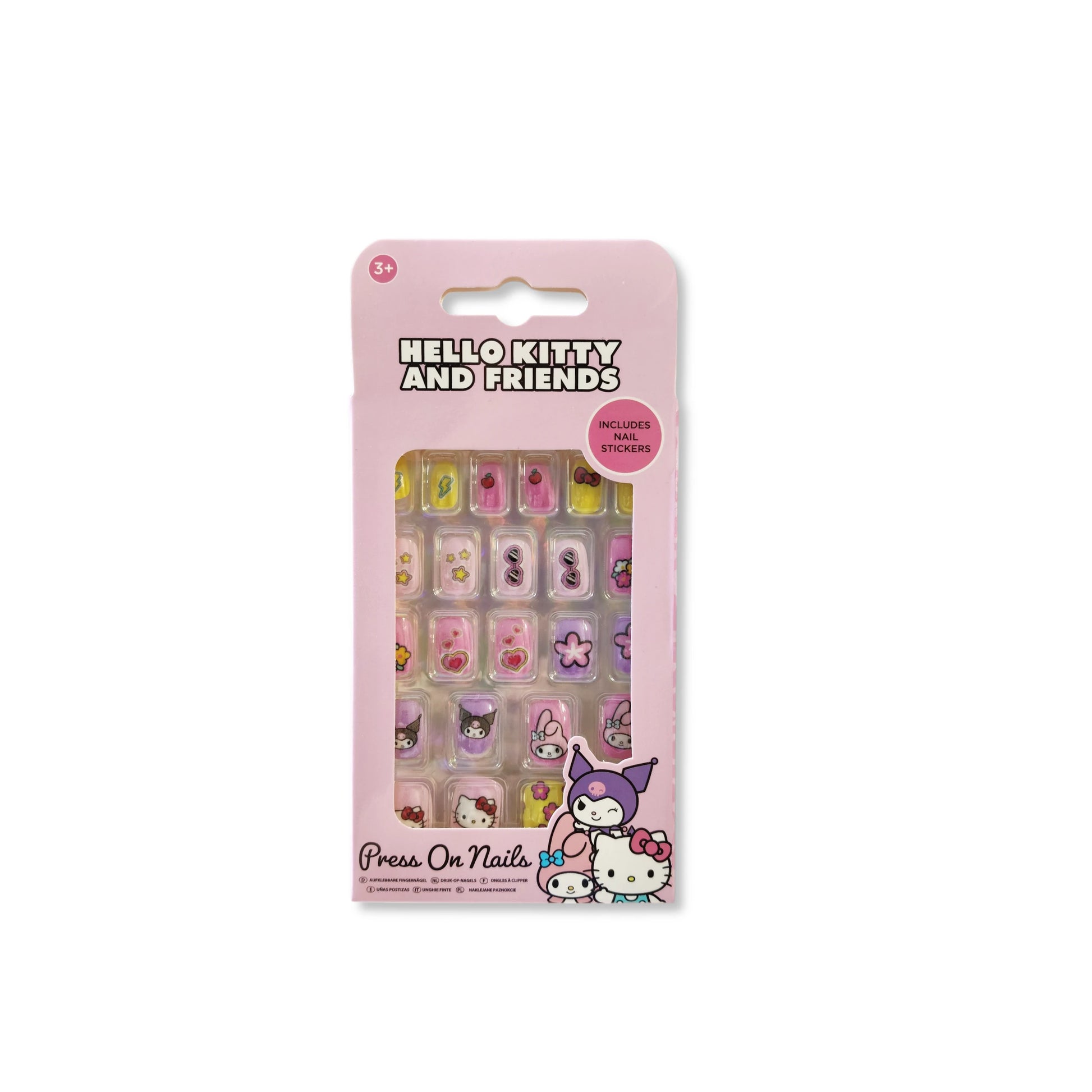 Hello Kitty and Friends Press On Nails - Anilas UK