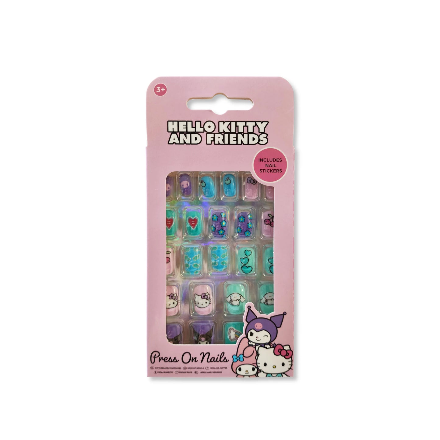 Hello Kitty and Friends Press On Nails - Anilas UK