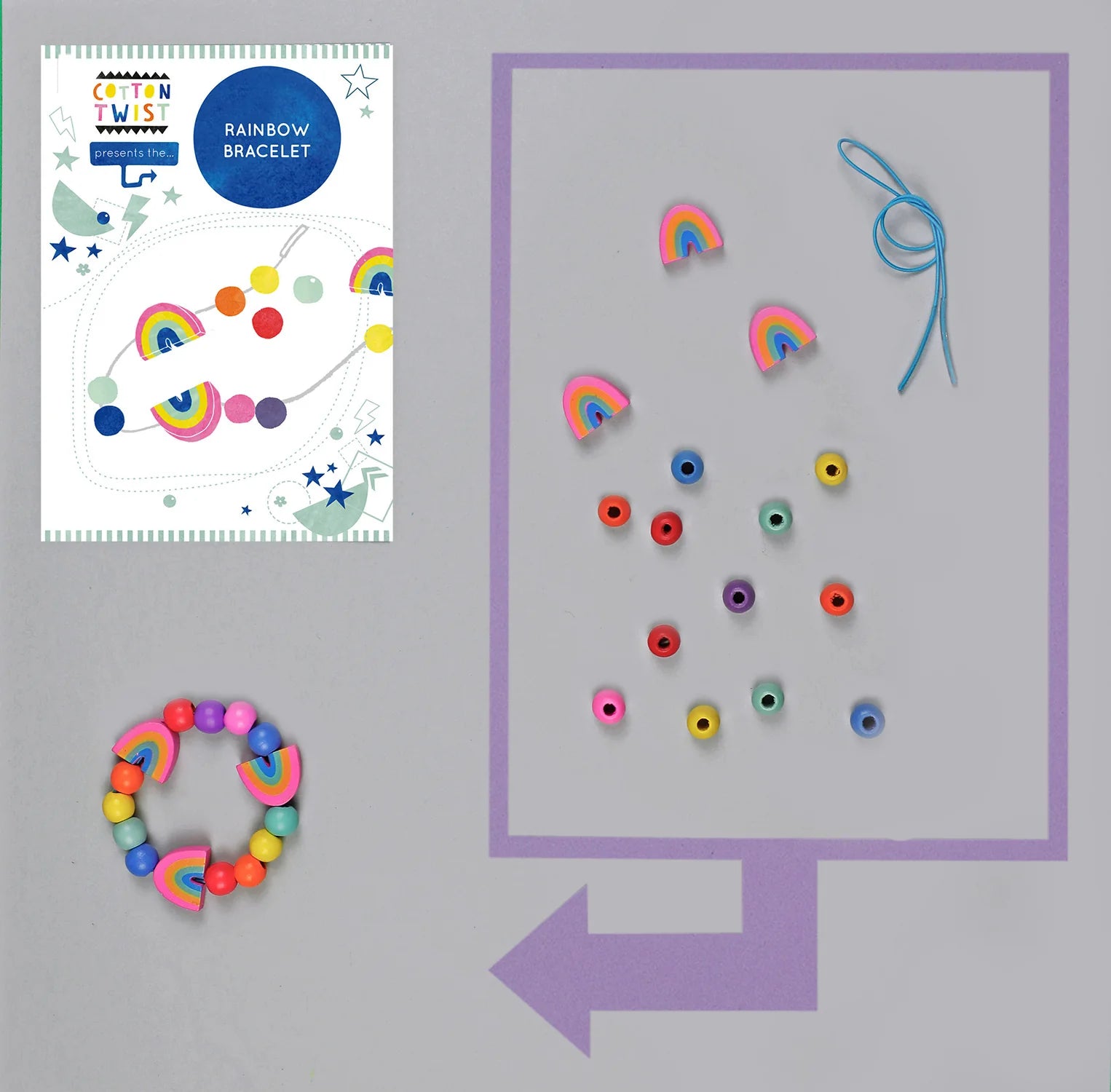 Make Your Own Rainbow Bracelet - Anilas UK