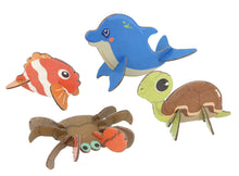 Sea Life Scratch Art 3D Model (Glow in the Dark) - Anilas UK