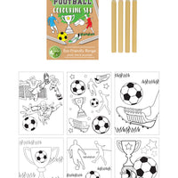 Eco Friendly Mini Football Colouring Set - Anilas UK