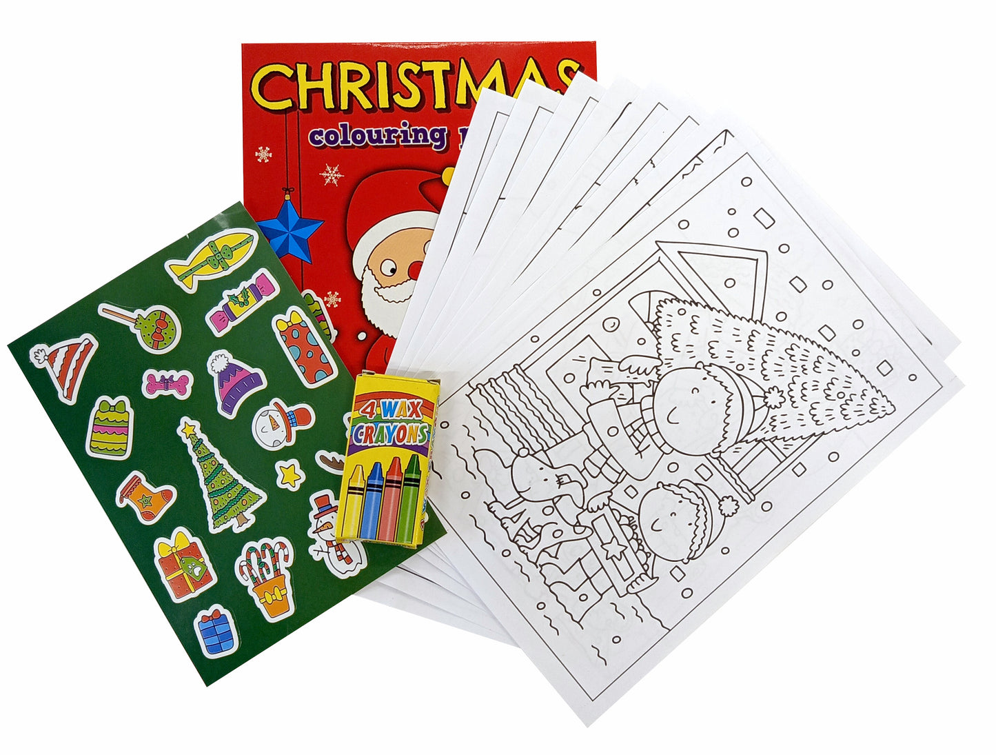 Christmas Travel Colouring Pack - Anilas UK