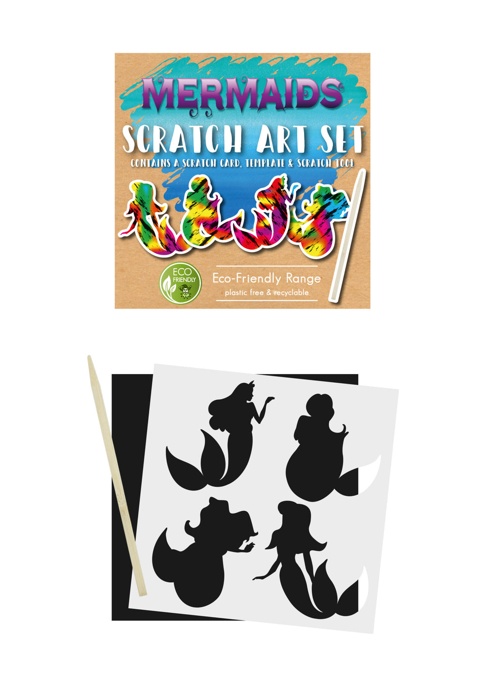 Mermaid Scratch Art Set