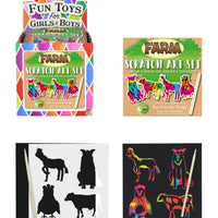 Farm Scratch Art Set