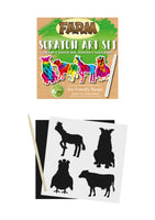 
              Farm Scratch Art Set
            