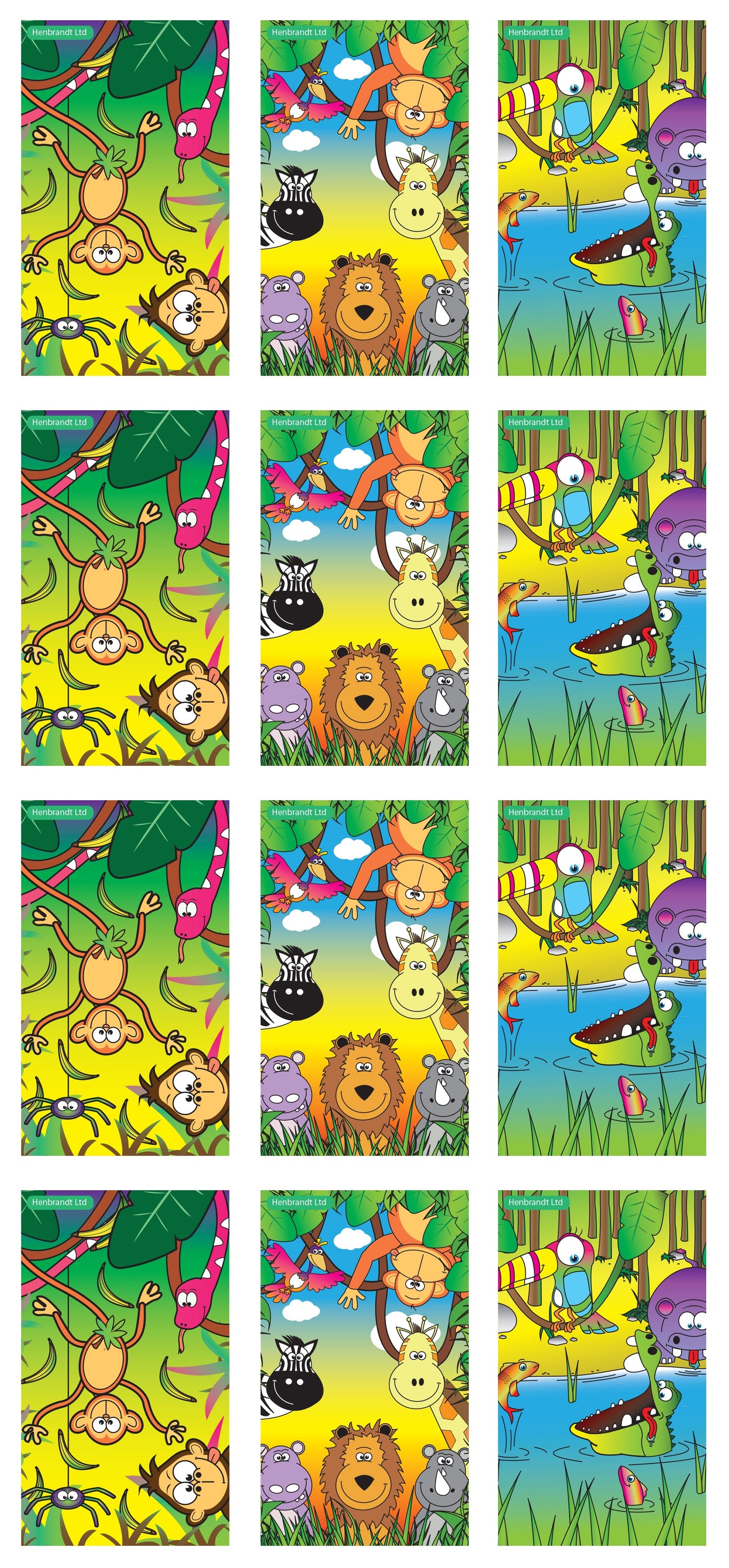 12 Mini Jungle Notebooks - Anilas UK