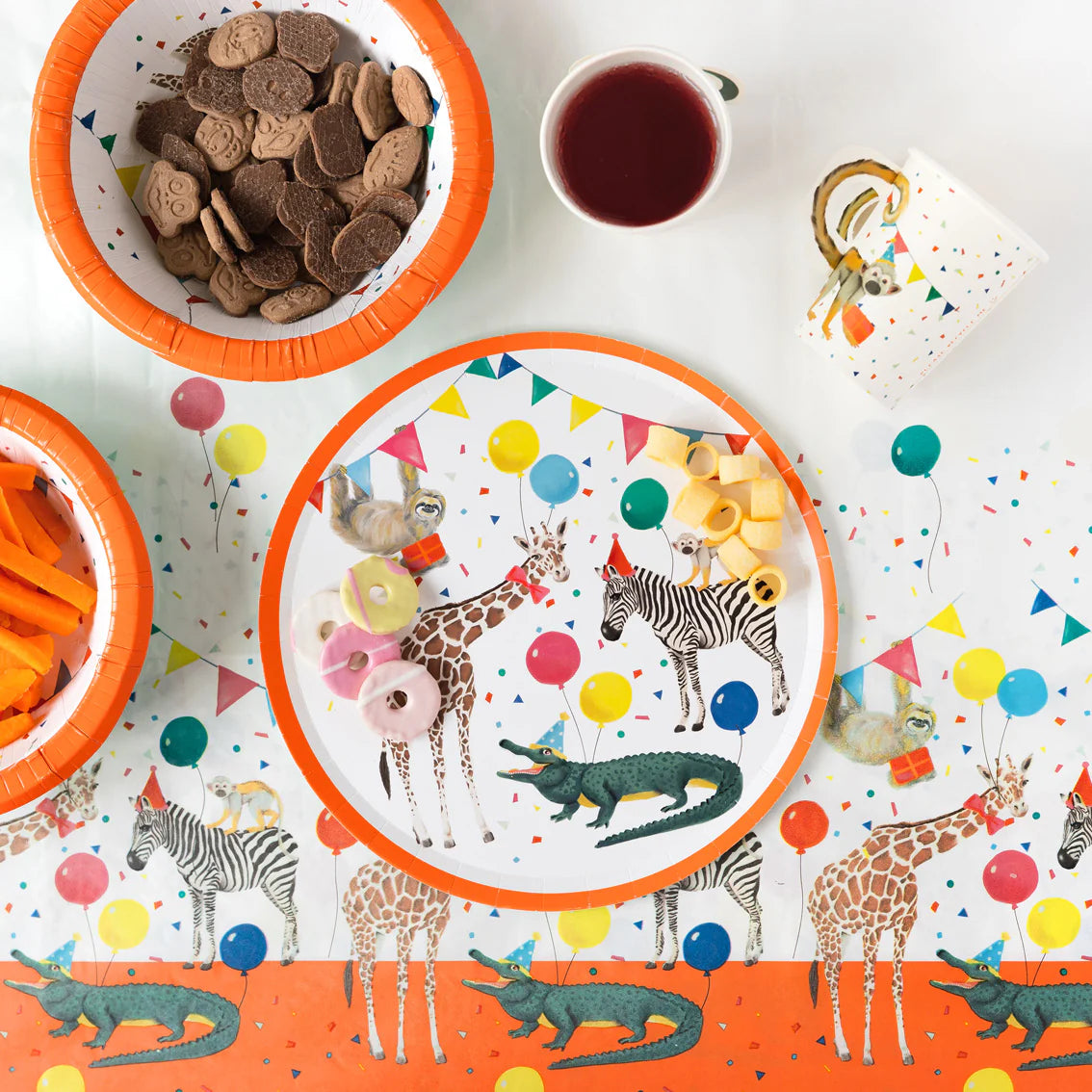 Party Safari Paper Table Cover - Anilas UK