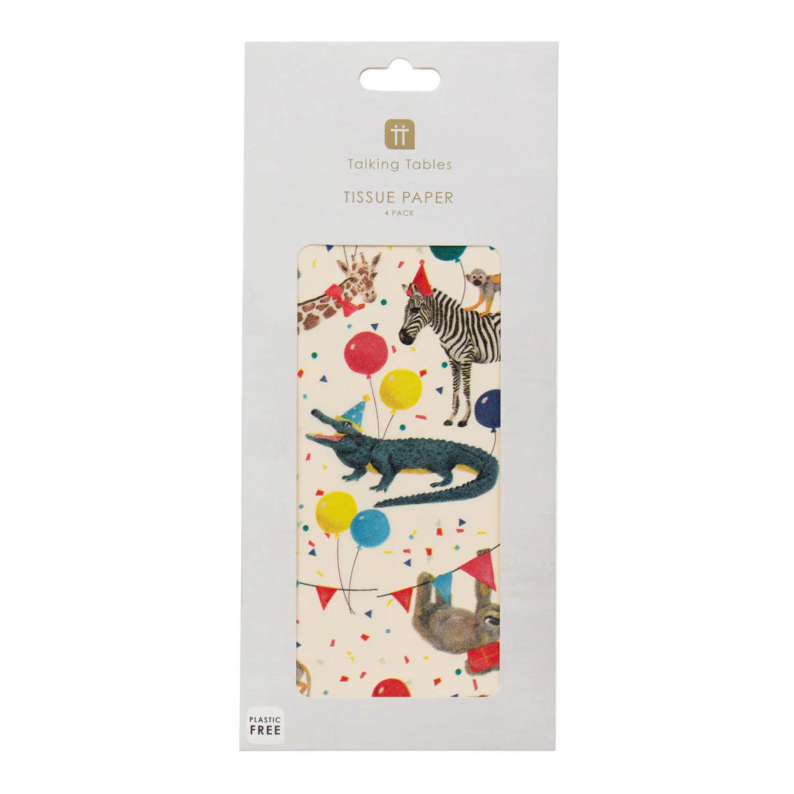 Party Safari Tissue Paper - 4 Sheets - Anilas UK
