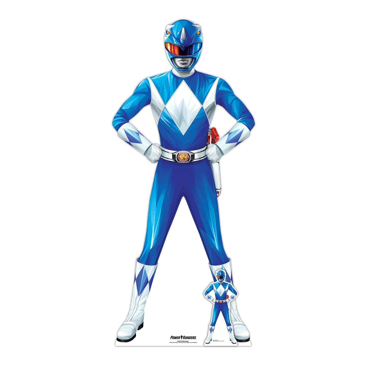 Blue Power Ranger Cardboard Cut Out 176cm - Anilas UK