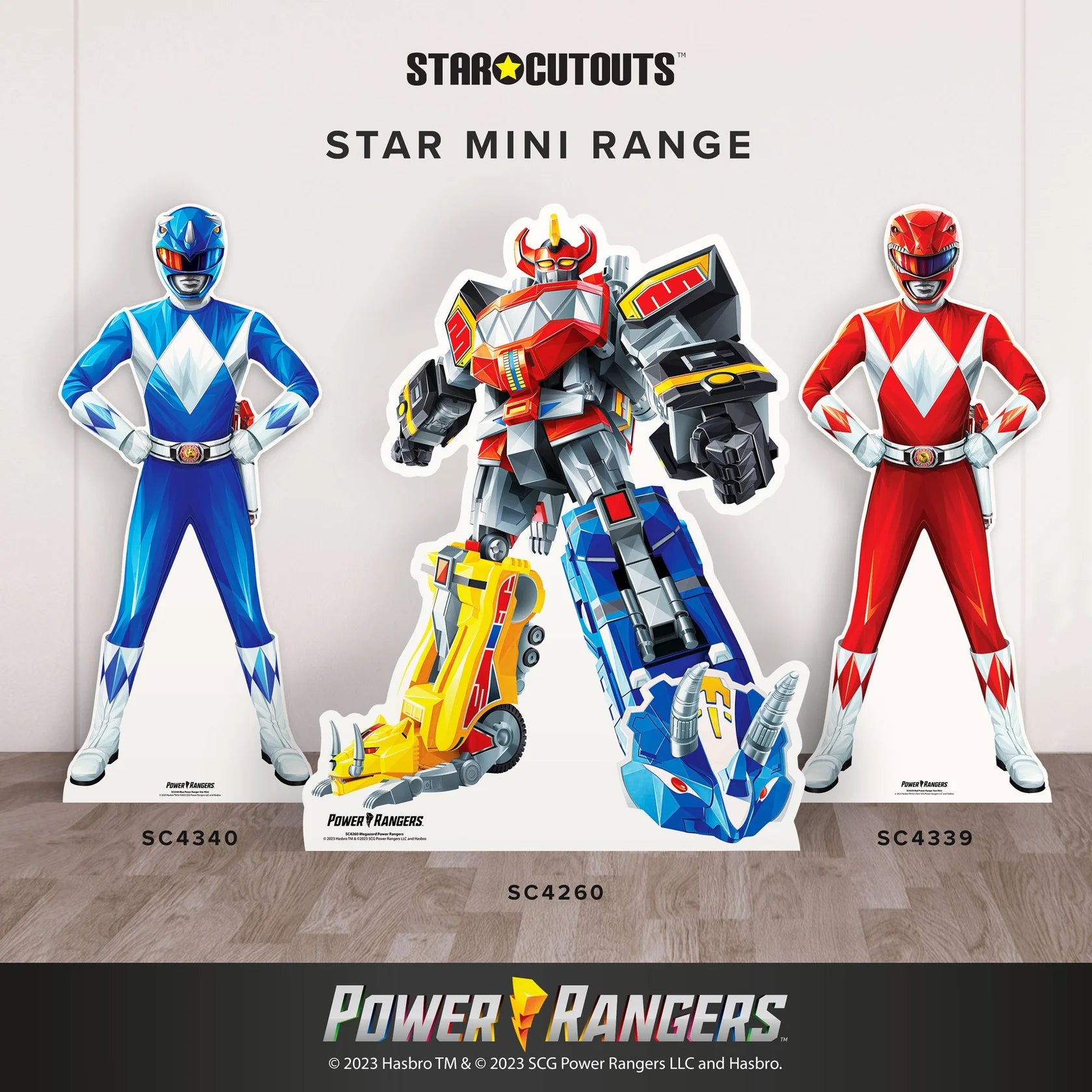 Megazord (Power Rangers) Star Mini Cardboard Cut Out 94cm - Anilas UK