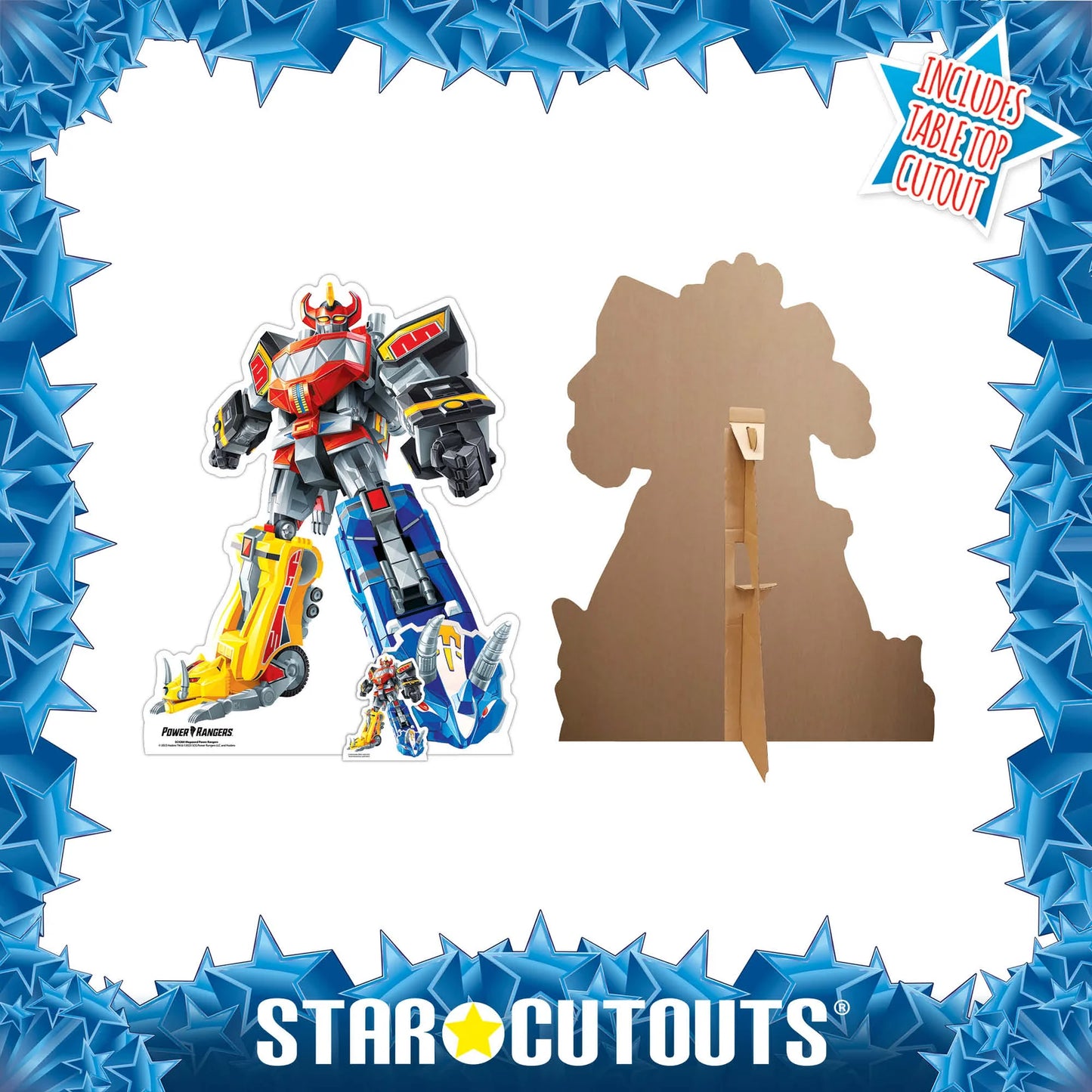 Megazord (Power Rangers) Star Mini Cardboard Cut Out 94cm - Anilas UK