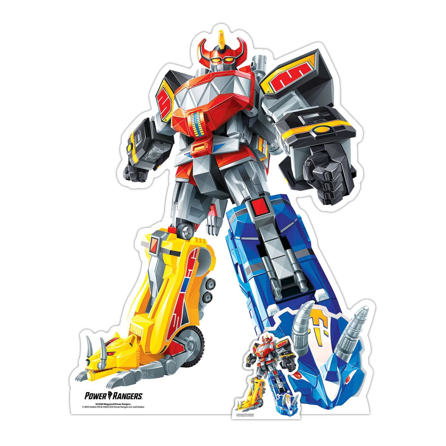 Megazord (Power Rangers) Star Mini Cardboard Cut Out 94cm - Anilas UK