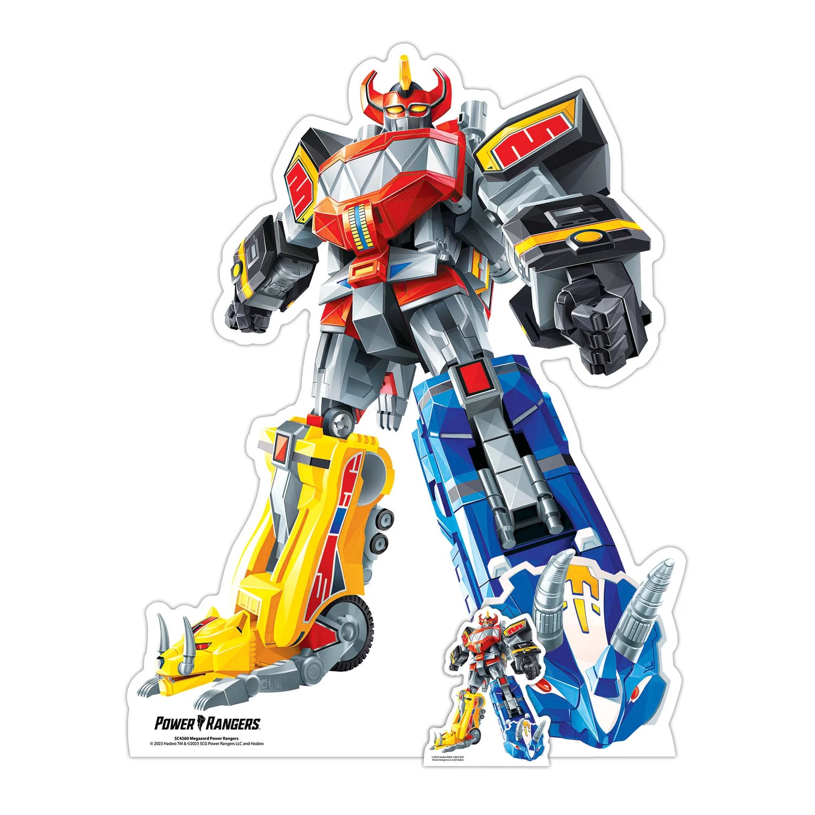 Megazord (Power Rangers) Star Mini Cardboard Cut Out 94cm - Anilas UK