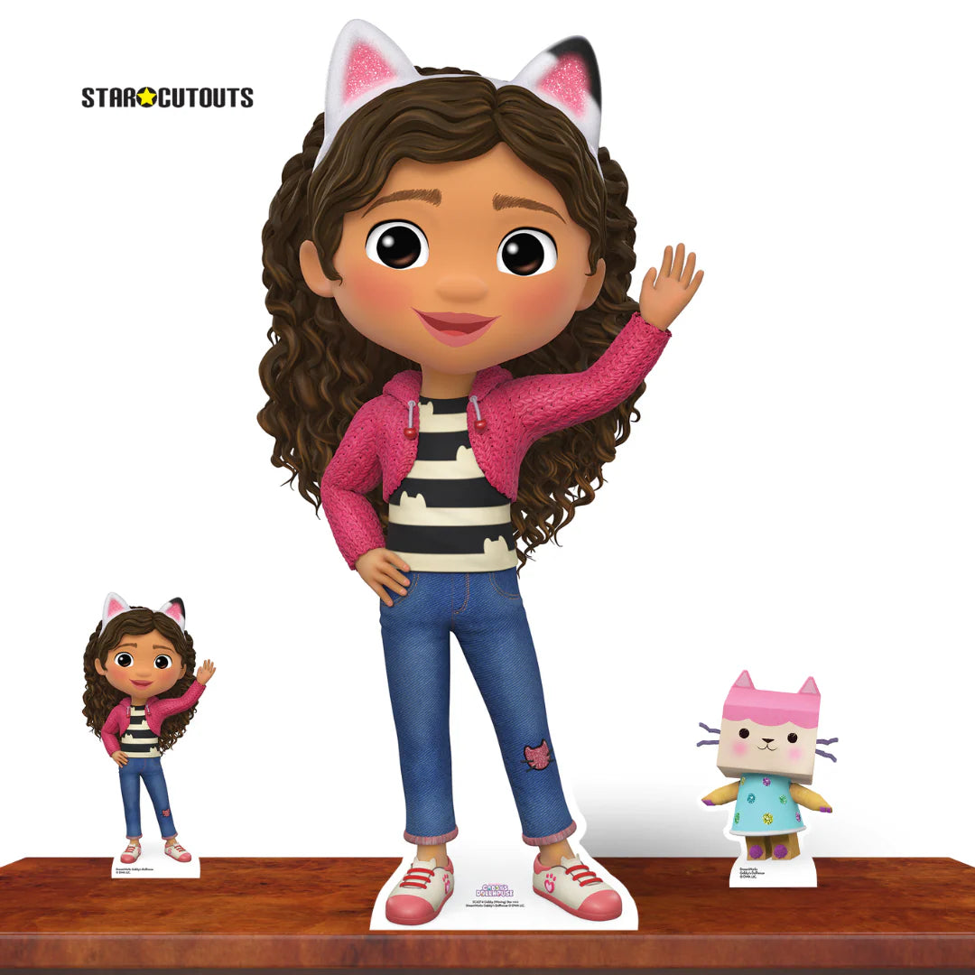 Gabby Waving Gabby's Dollhouse Star Mini Cardboard Cut Out 96cm - Anilas UK
