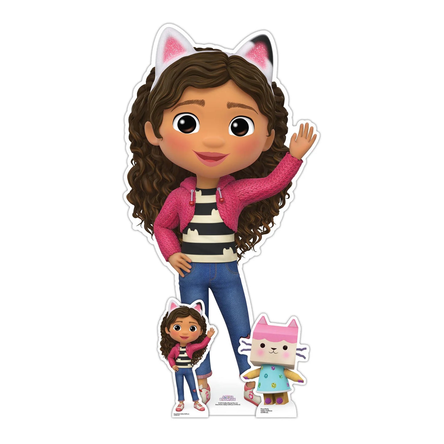 Gabby Waving Gabby's Dollhouse Star Mini Cardboard Cut Out 96cm - Anilas UK
