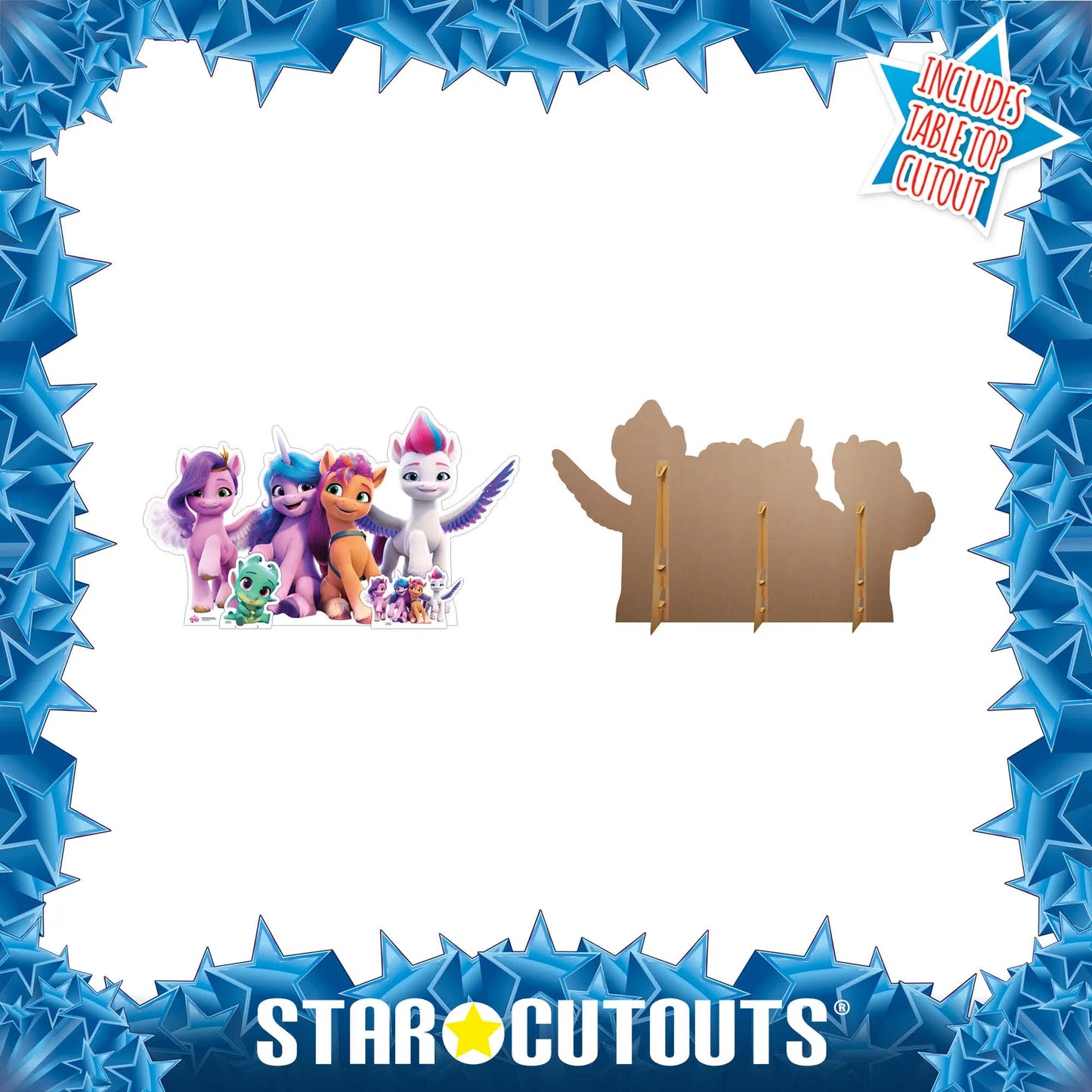 My Little Pony Group Large Cardboard Cut Out Height 159cm