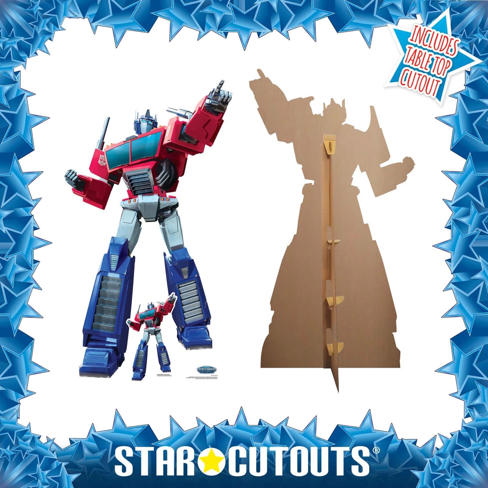 Optimus Prime Transformers Cardboard Cut Out 169cm - Anilas UK