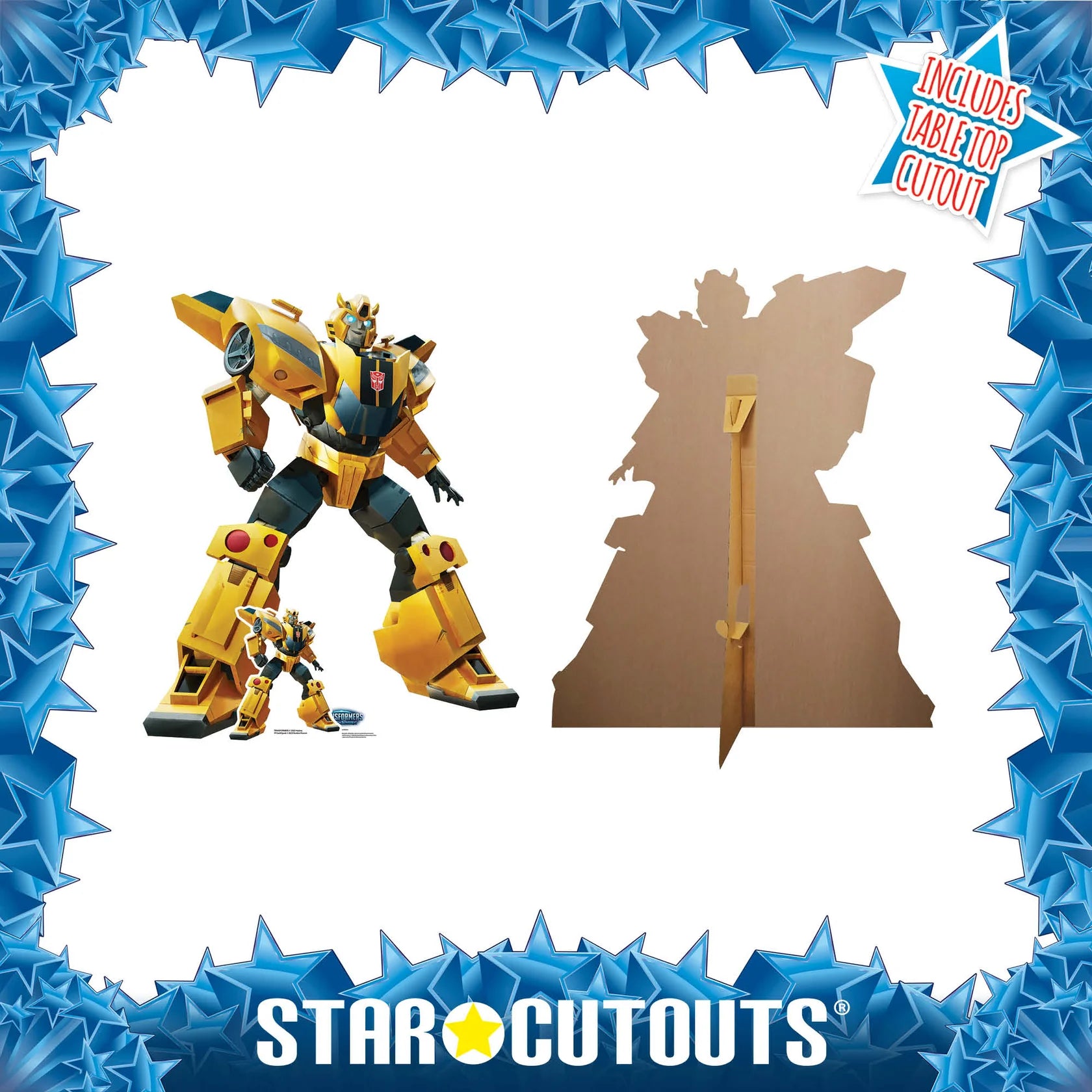 Bumblebee Transformers Cardboard Cut Out 113cm - Anilas UK