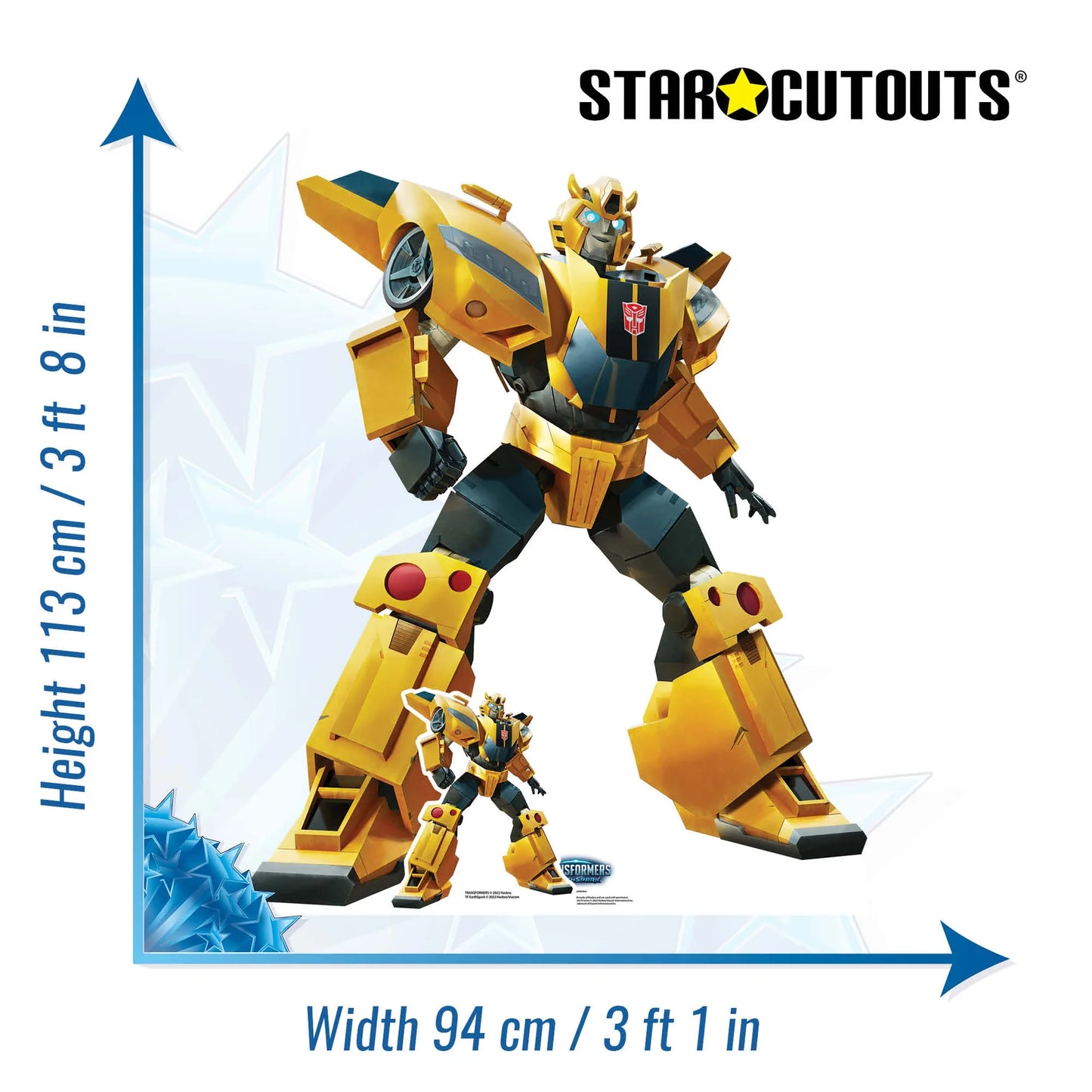 Bumblebee Transformers Cardboard Cut Out 113cm - Anilas UK