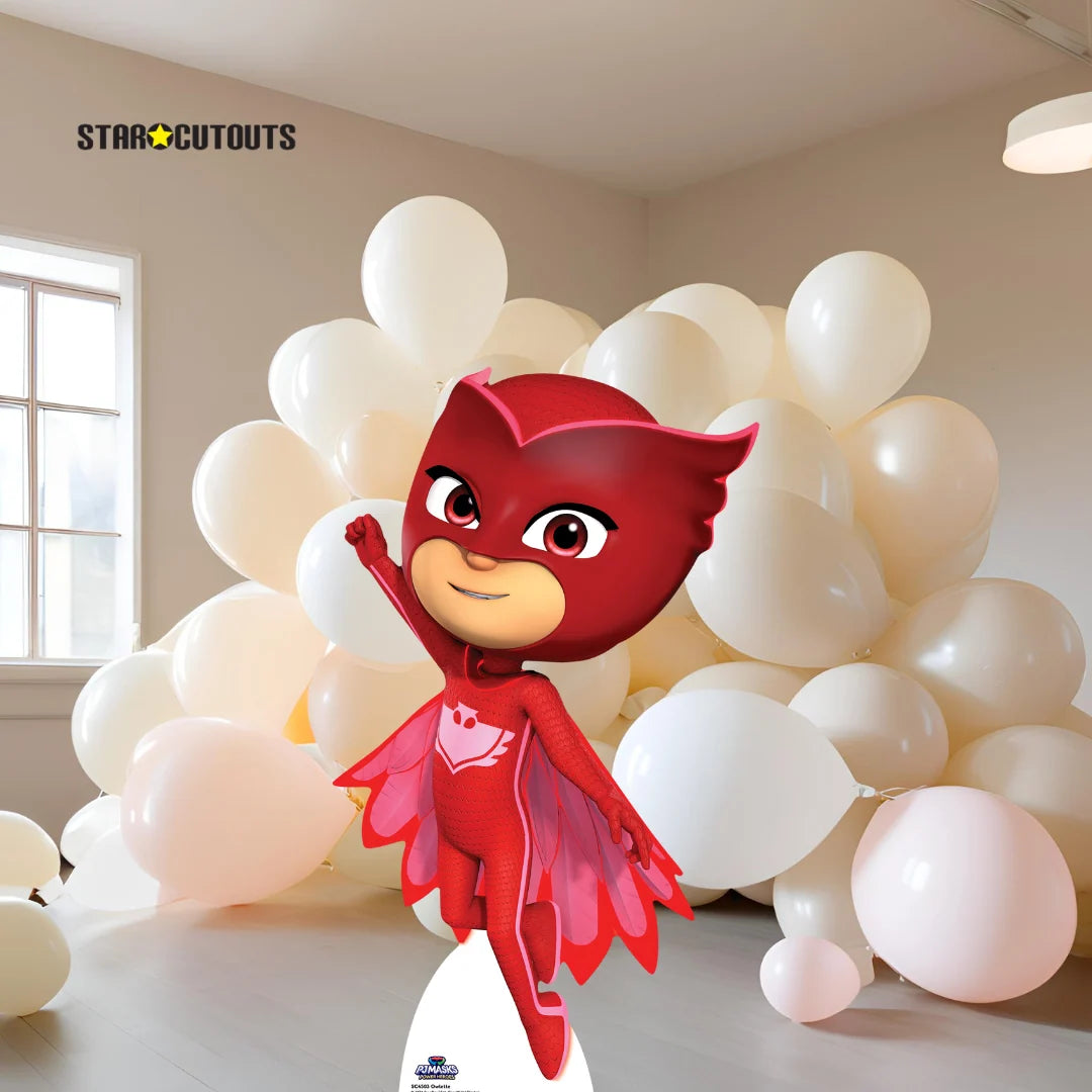 PJ Masks Owlette Cardboard Cutout Height 85cm