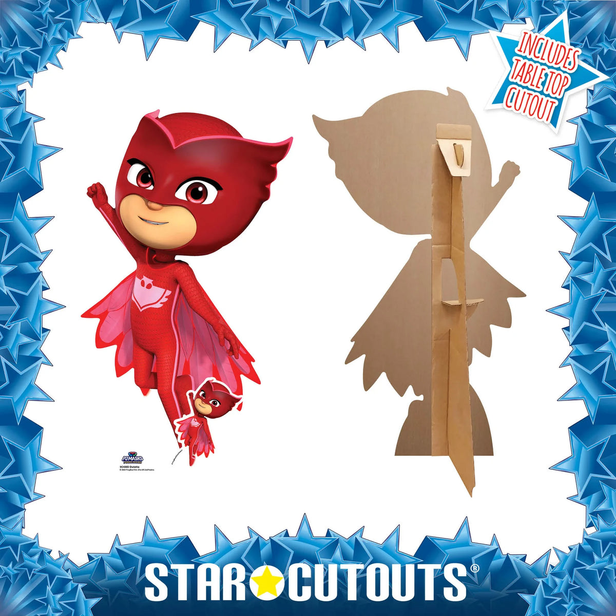 PJ Masks Owlette Cardboard Cutout Height 85cm