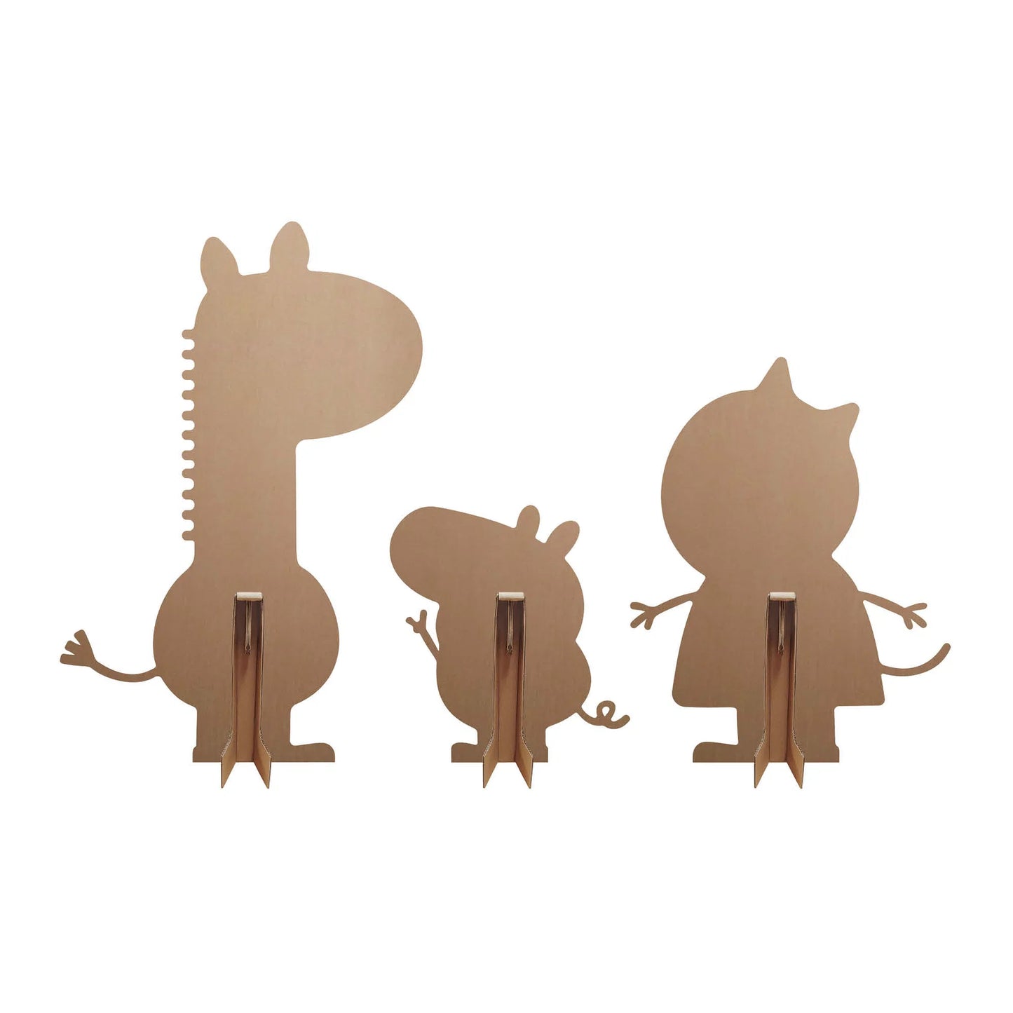 Gerald, George and Candy Cardboard Cutout Decoration Multi Pack Height 86cm