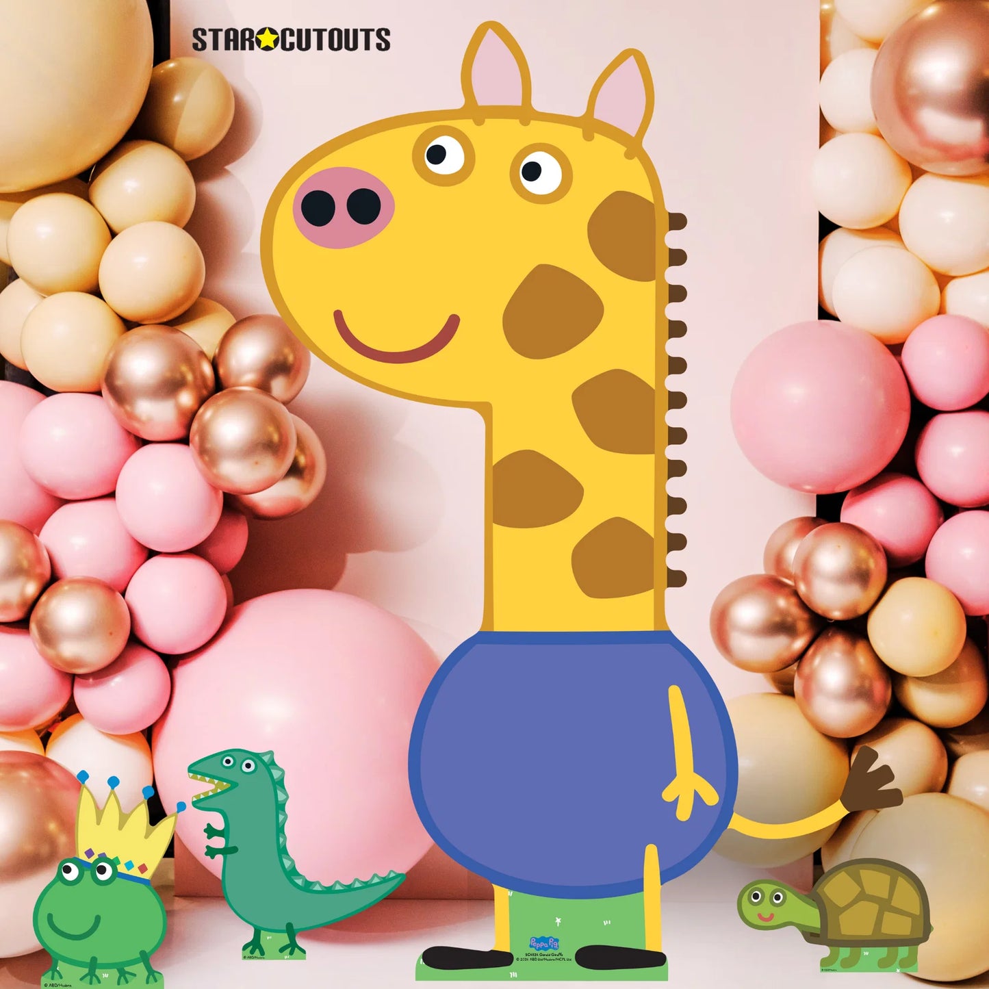 Gerald, George and Candy Cardboard Cutout Decoration Multi Pack Height 86cm