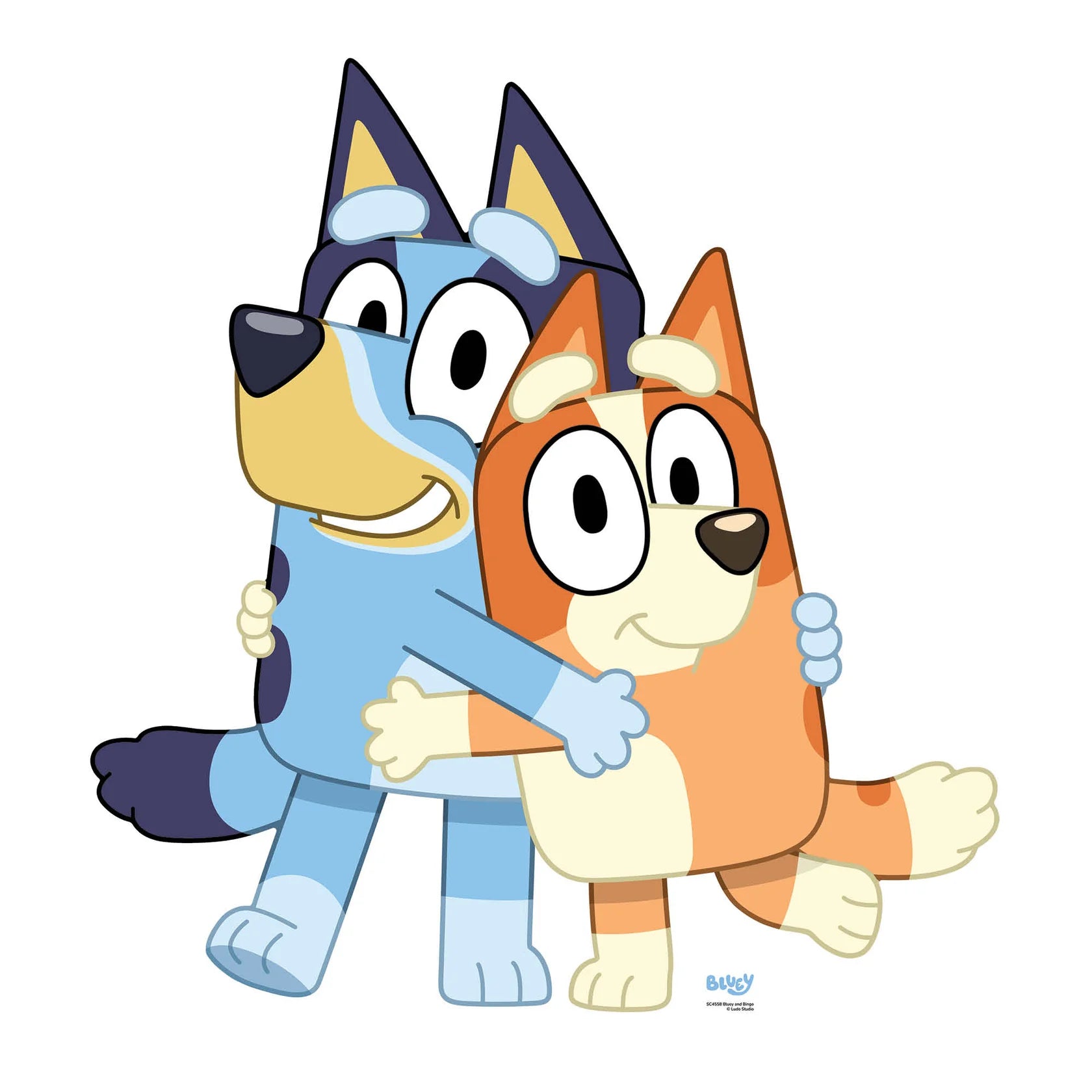 Bluey and Bingo Cardboard Cut Out 91cm - Anilas UK