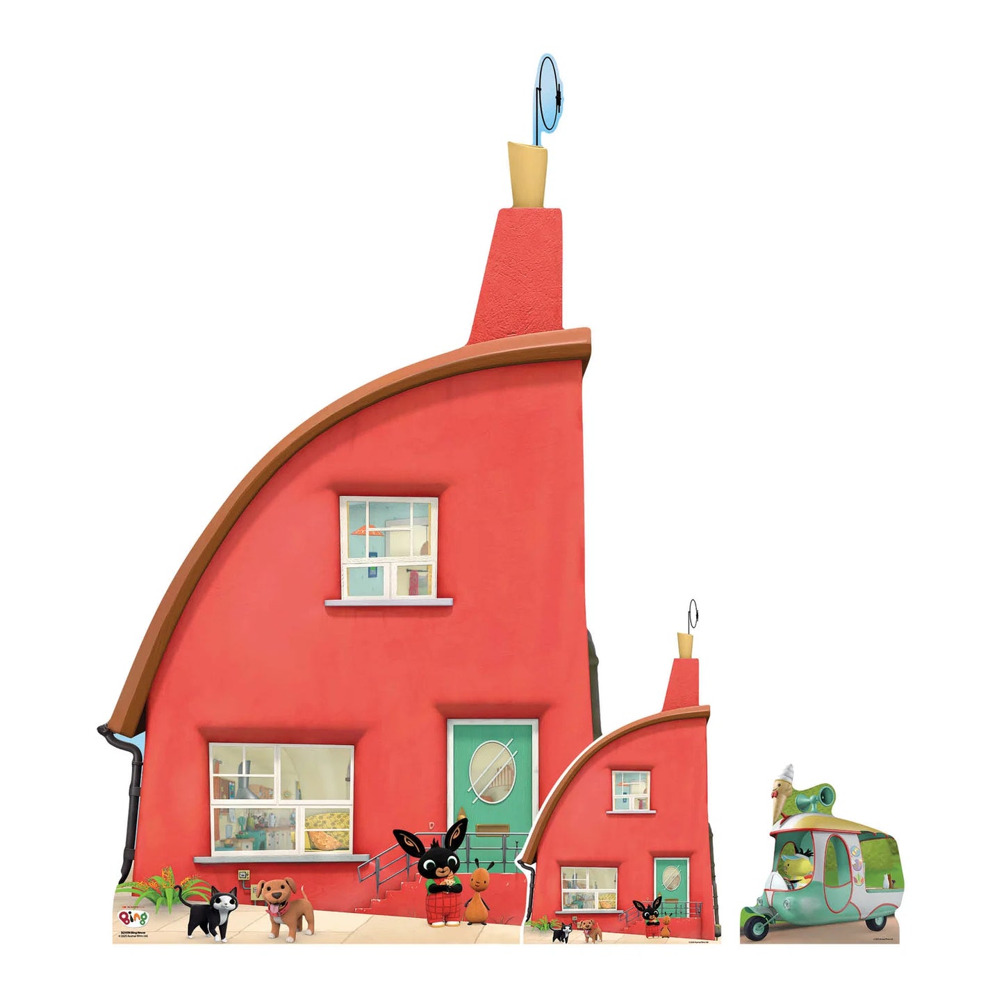 Bing House Cardboard Cut Out Height 134cm