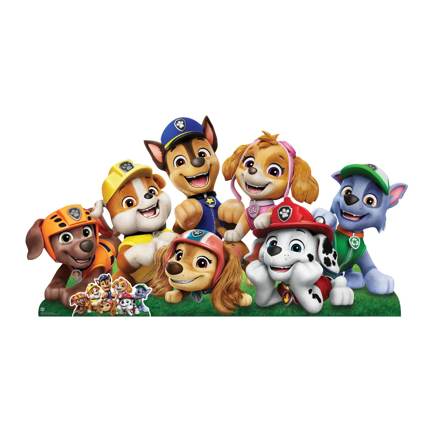 Paw Patrol Group Shot Wide Cardboard Cut Out Height 94cm