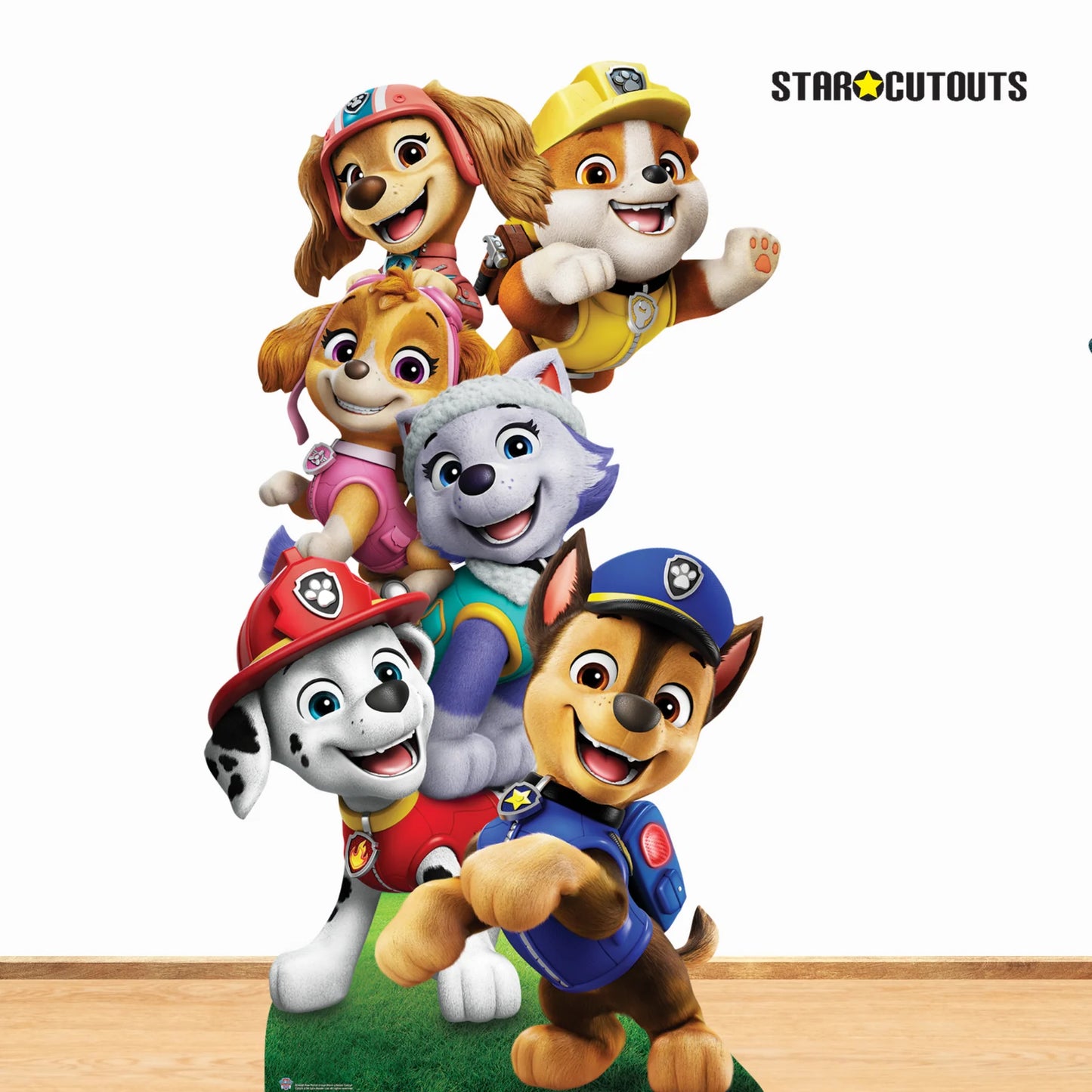 Paw Patrol Group Shot Cardboard Cutout Height 164cm