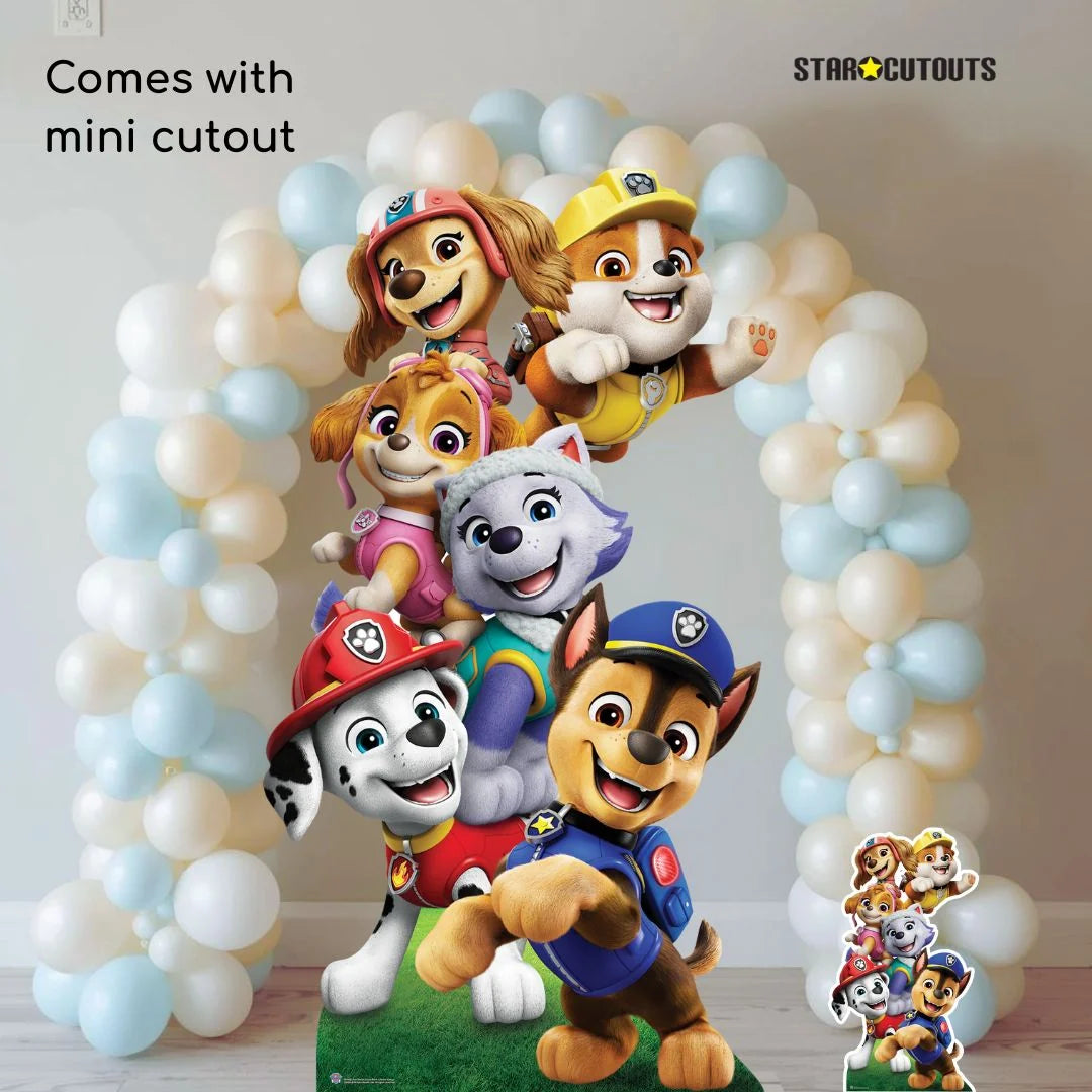 Paw Patrol Group Shot Cardboard Cutout Height 164cm