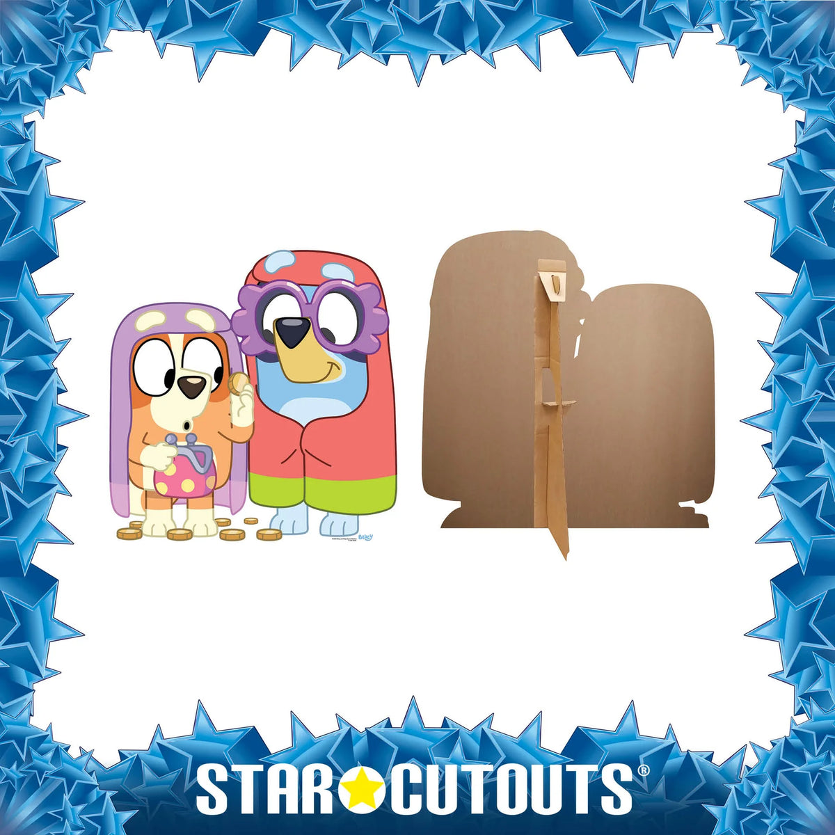 Bluey and Bingo Grannies Cardboard Cut Out Height 91cm