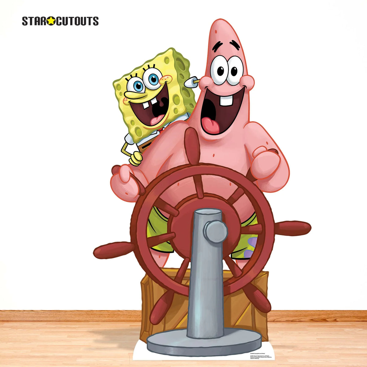 SpongeBob and Patrick Cardboard Cut Out Height 133cm