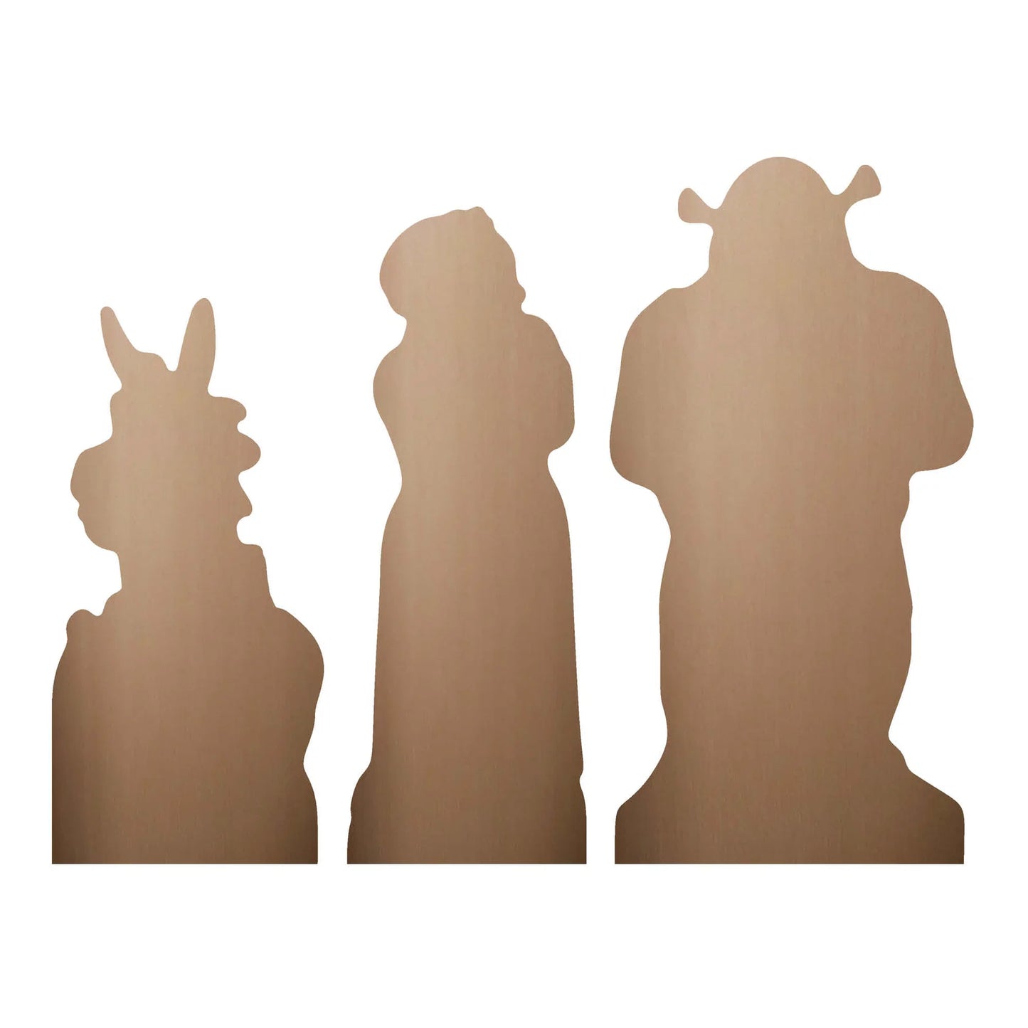 Shrek Fiona Puss in Boots & Donkey Shelf Top Pack Cardboard Cutouts Height 29cm