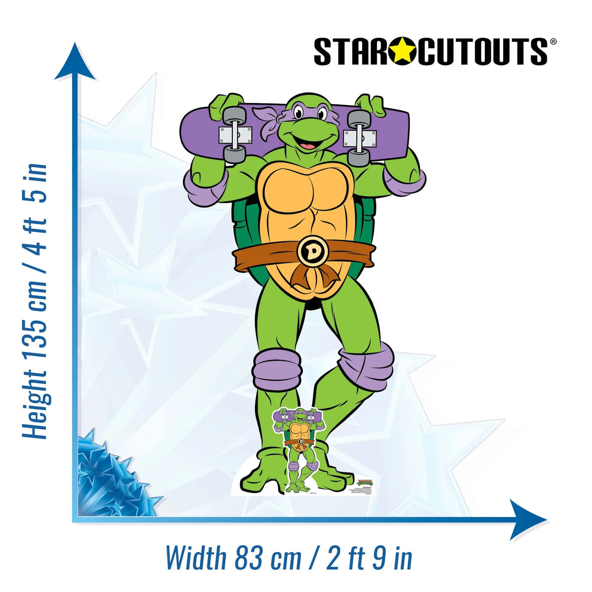 Teenage Mutant Ninja Turtles - Donatello Cardboard Cutout Height 135cm