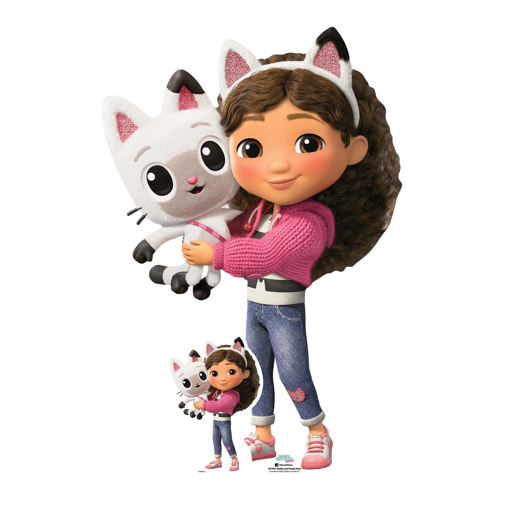 Gabby and Pandy Paws Star Mini Cutout 95cm - Anilas UK