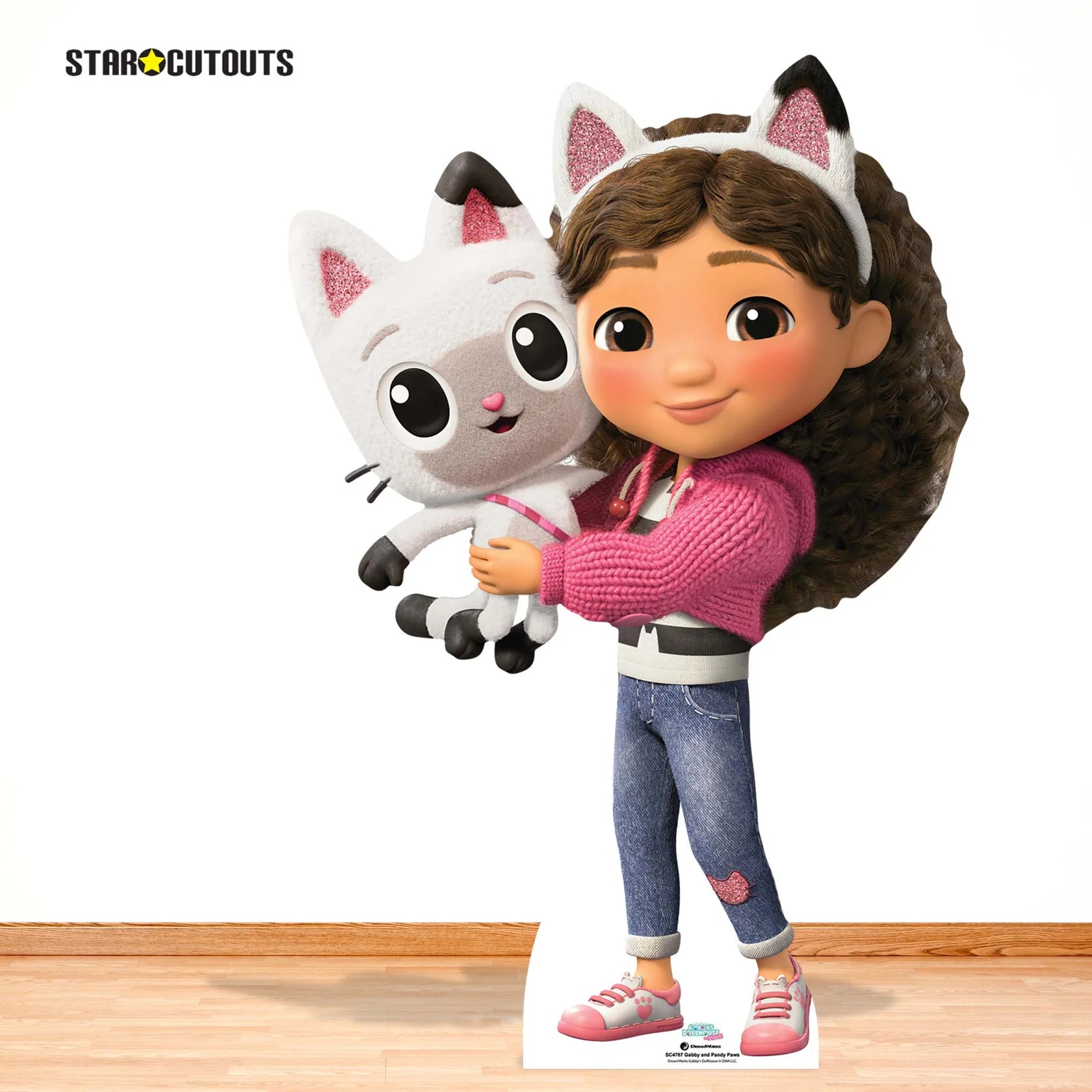 Gabby and Pandy Paws Star Mini Cutout 95cm - Anilas UK