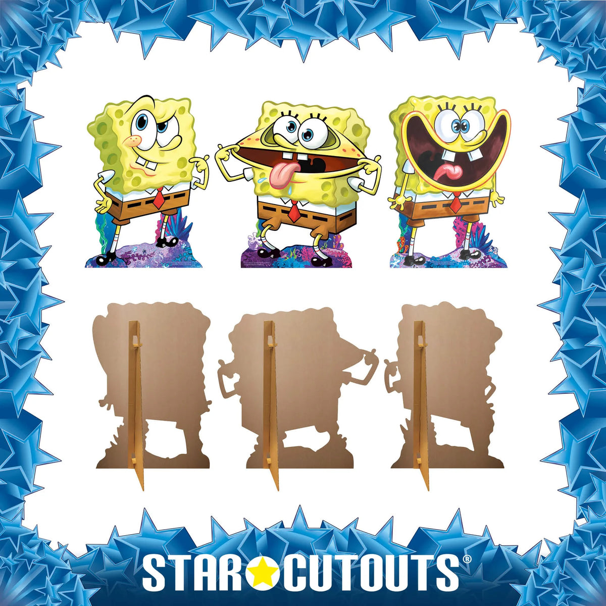 Sponge Bob Multi Pack Bundle Cardboard Cutouts Height 63cm
