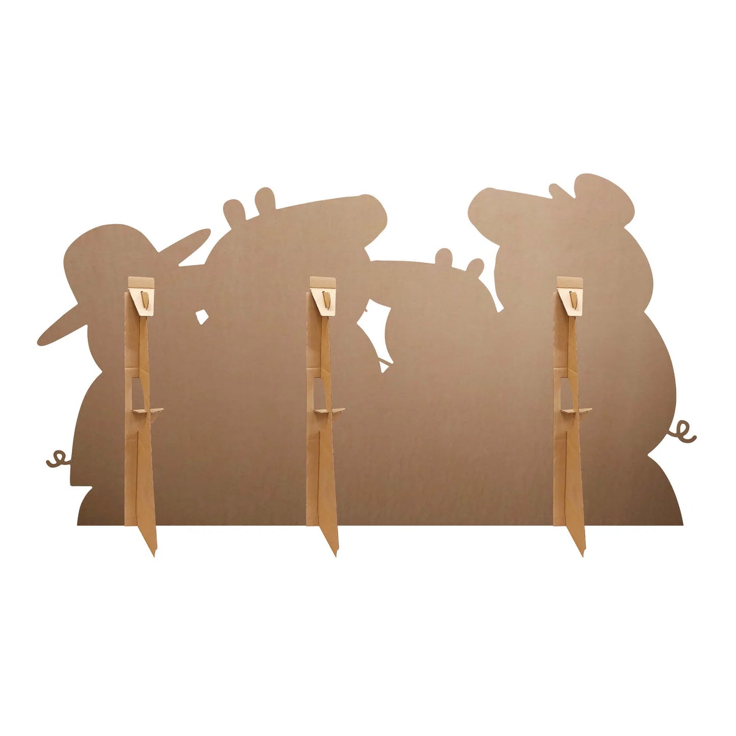 Peppa Pig Family Group Cutout - Peppa, George, Mummy, Daddy, Grandpa, Granny and Baby Evie Pig Cardboard Cut Out Height 91cm